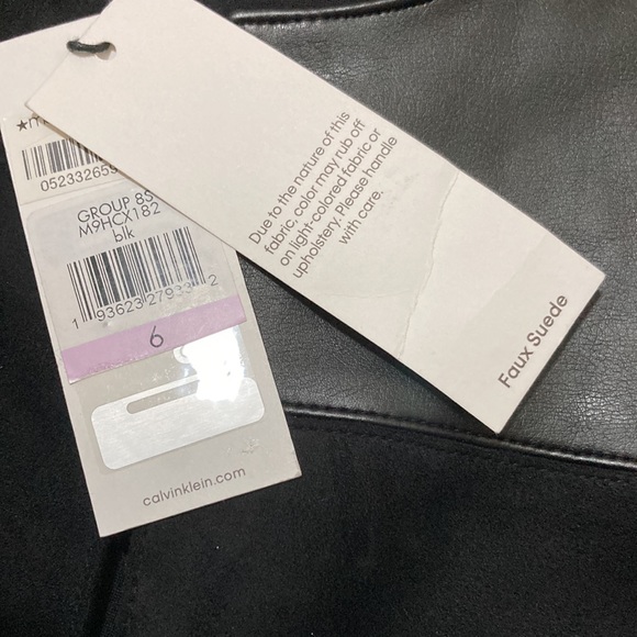 Calvin Klein mixed media topper jacket size 6 - Picture 7 of 11